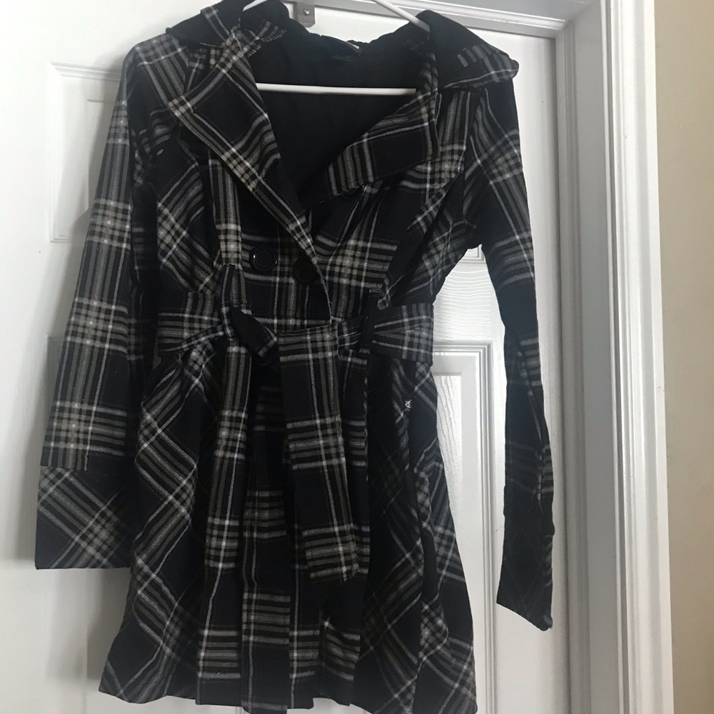 LA Kitty waist length trench coat